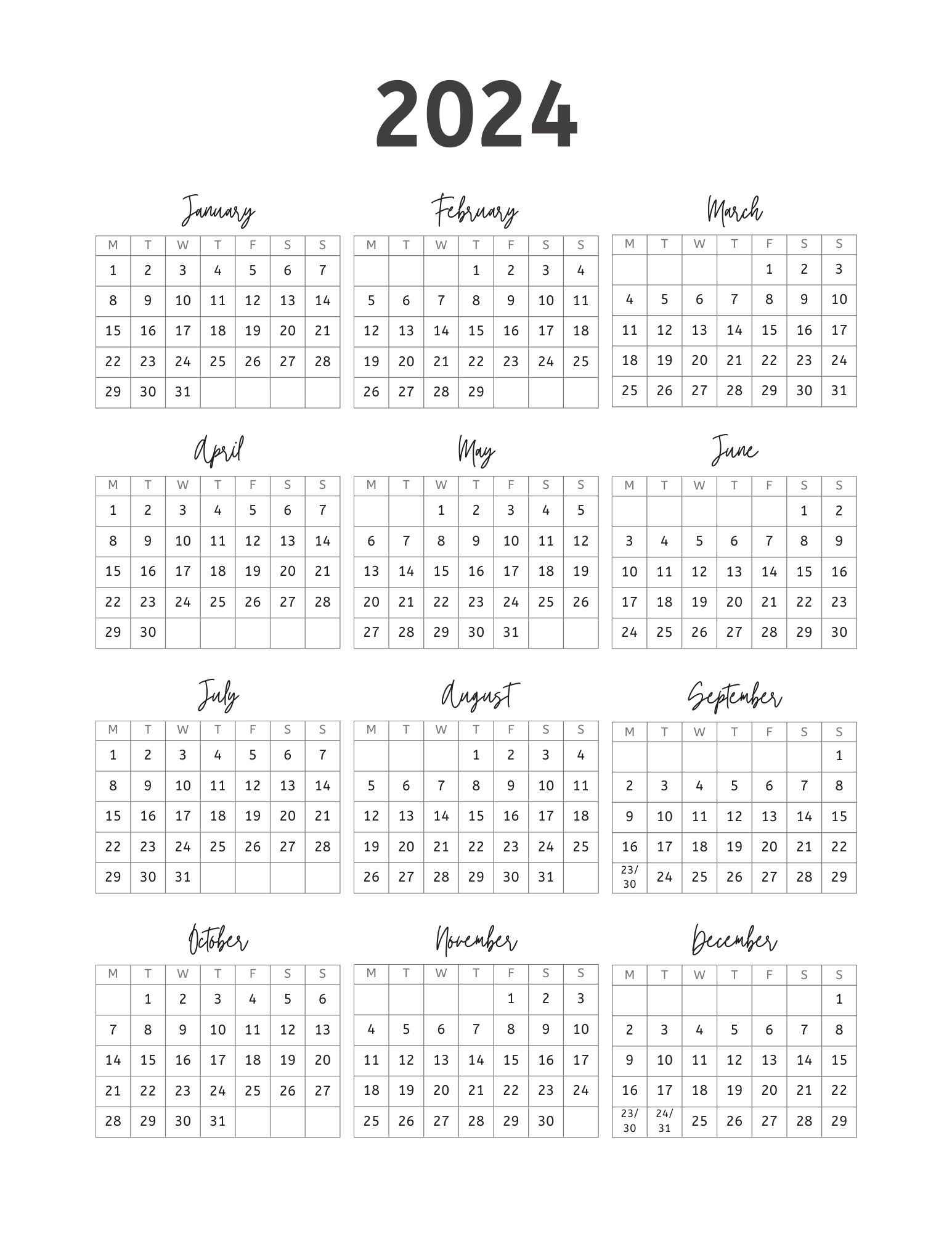 Monthly Planner 2024 - Image 4